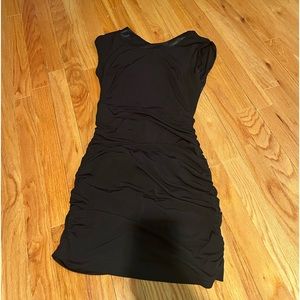 black cutout back mini